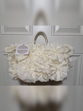 HANDCRAFTED IN INDIA  " From India To You"  BAG WEDDING PROM BRIDAL NWT